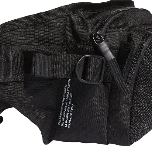 adidas Amplifier Crossbody Bag, Black/White, One Size