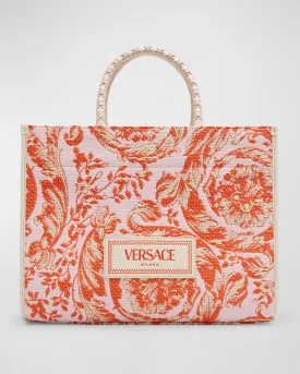 Barocco Large Canvas Tote Bag