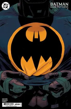 Batman Dark Patterns #1 (Of 12) Cover C 1 in 25 Ratio Variant Hayden Sherman Minimal Trade Dress Card Stock