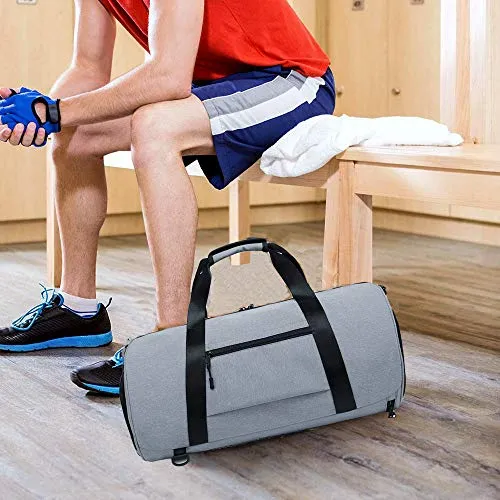 BLUBOON Sports Gym Duffel Bag With Shoe Compartment For Men and Women Oversized Travel Carry-on