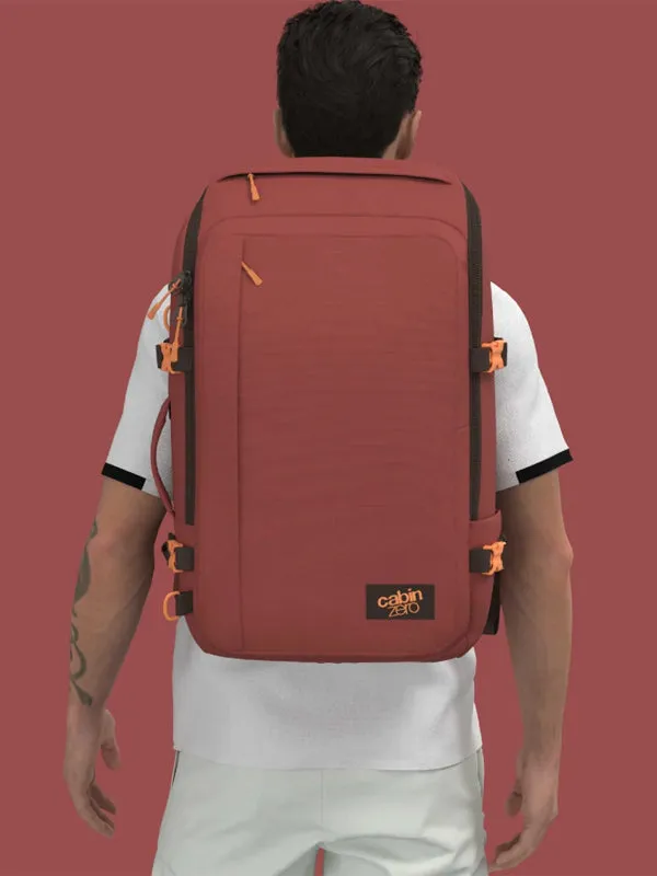 Cabinzero ADV Backpack 42L in Sangria Red Color