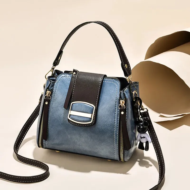 Chic Designer-Inspired Handbag with Charms