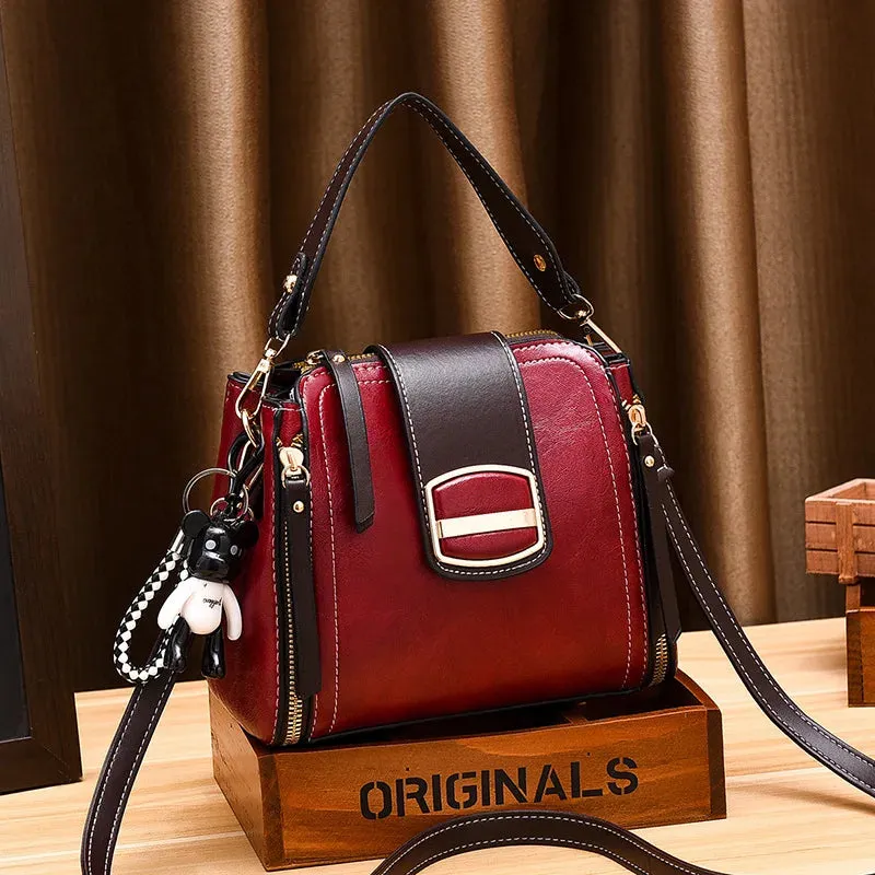 Chic Designer-Inspired Handbag with Charms