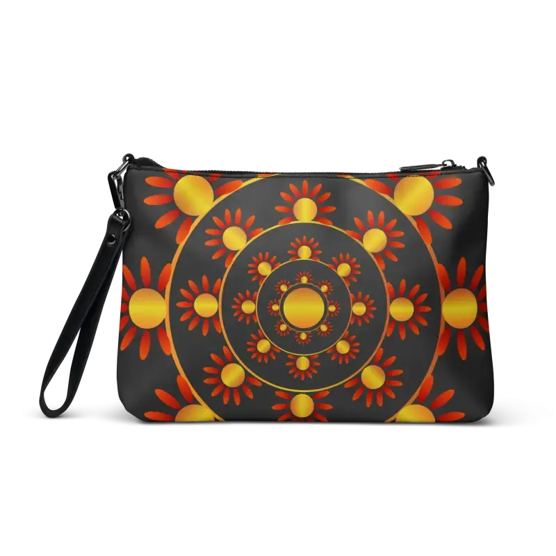 Chic Faux Leather Crossbody Bag Polyester Interior