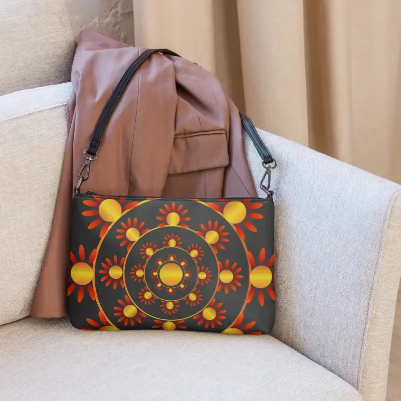 Chic Faux Leather Crossbody Bag Polyester Interior