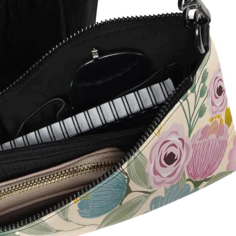 Chic Faux Leather Pastel Colors Crossbody Bag