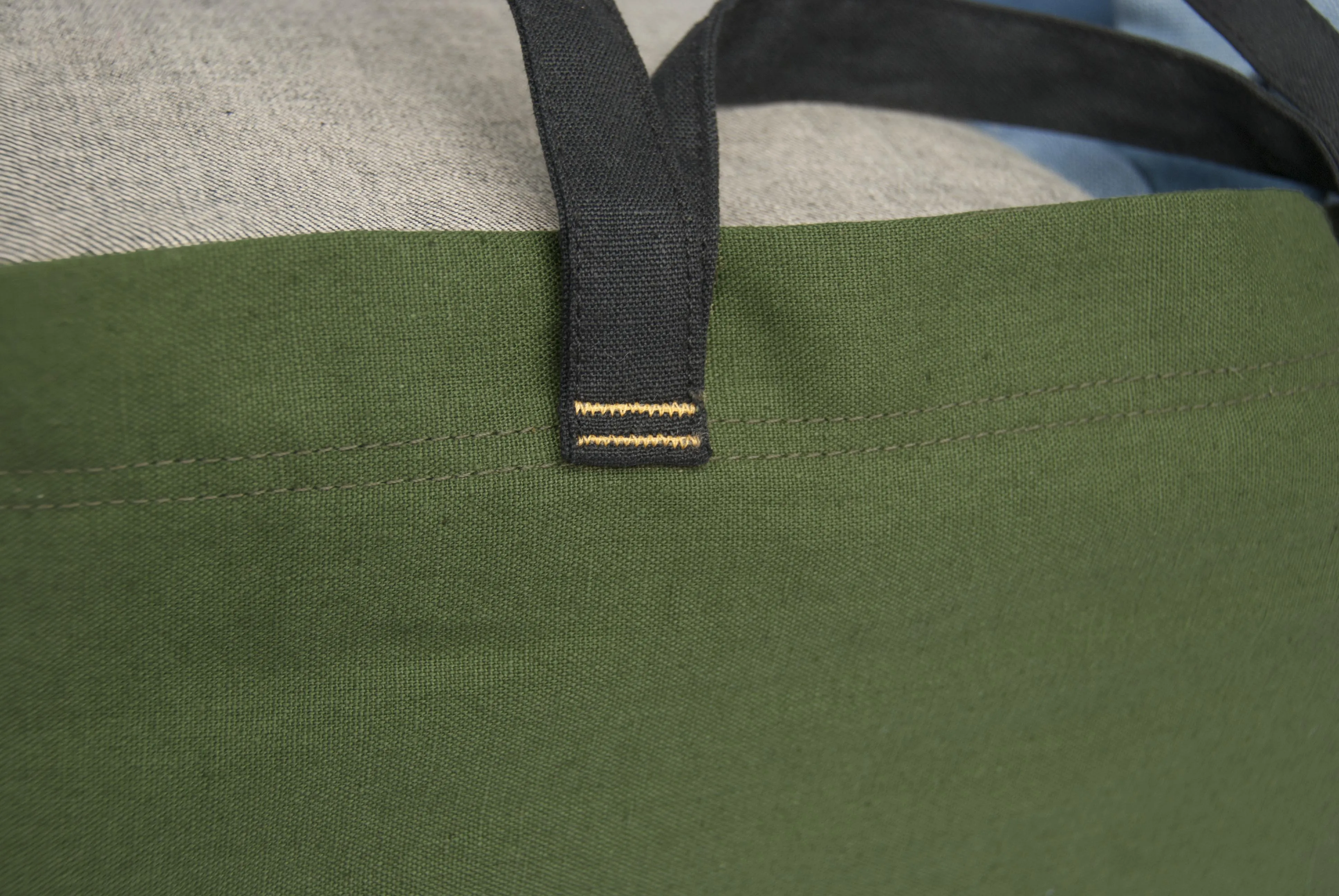 Dark Green Oversized Swedish Tote