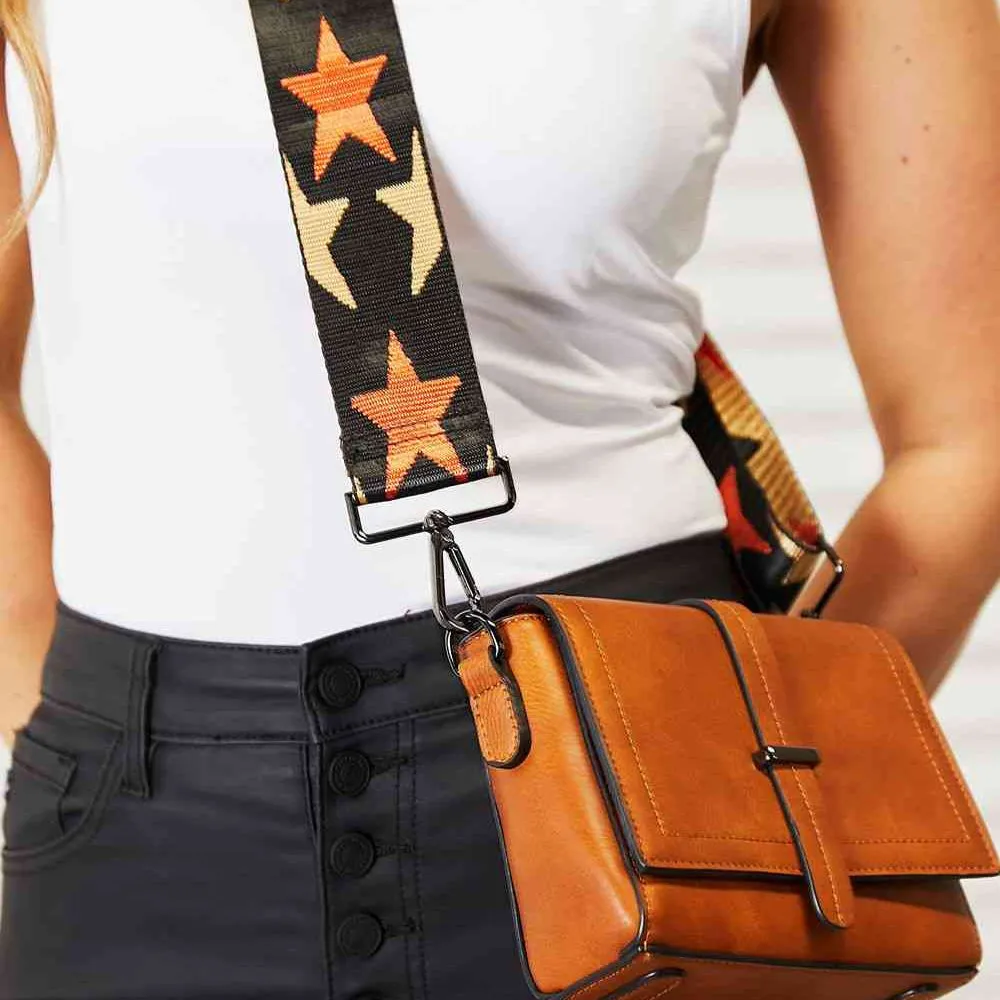 Determination | Leather Wide Strap Crossbody Bag