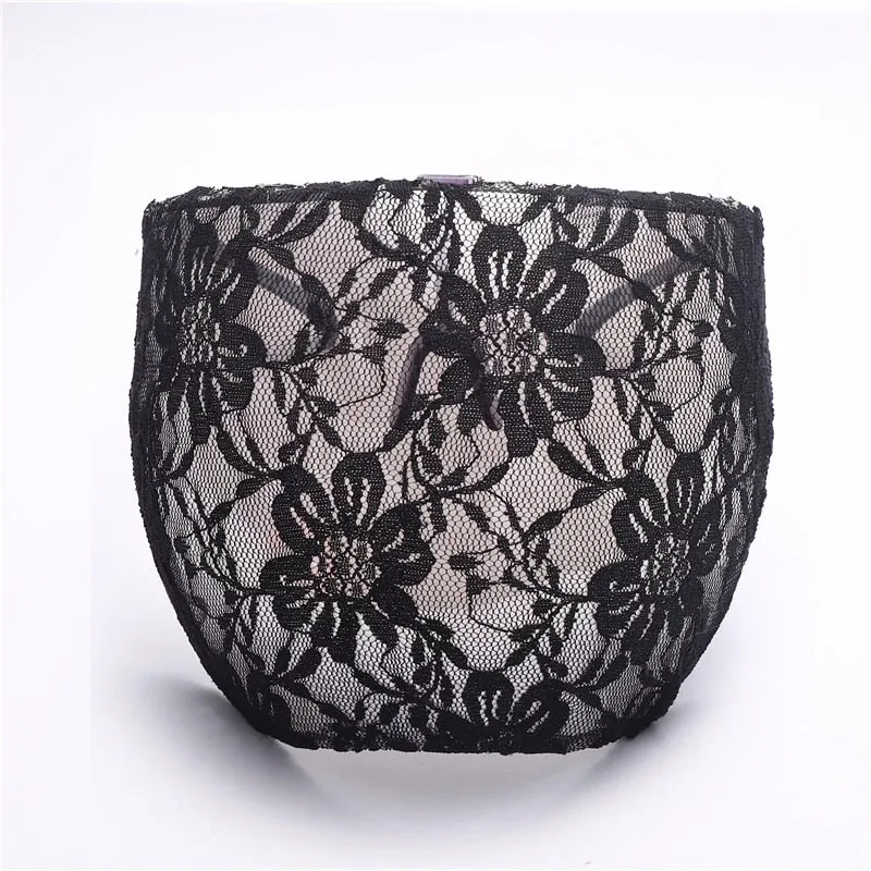 Floral Lace Oversize Shield Sunglasses