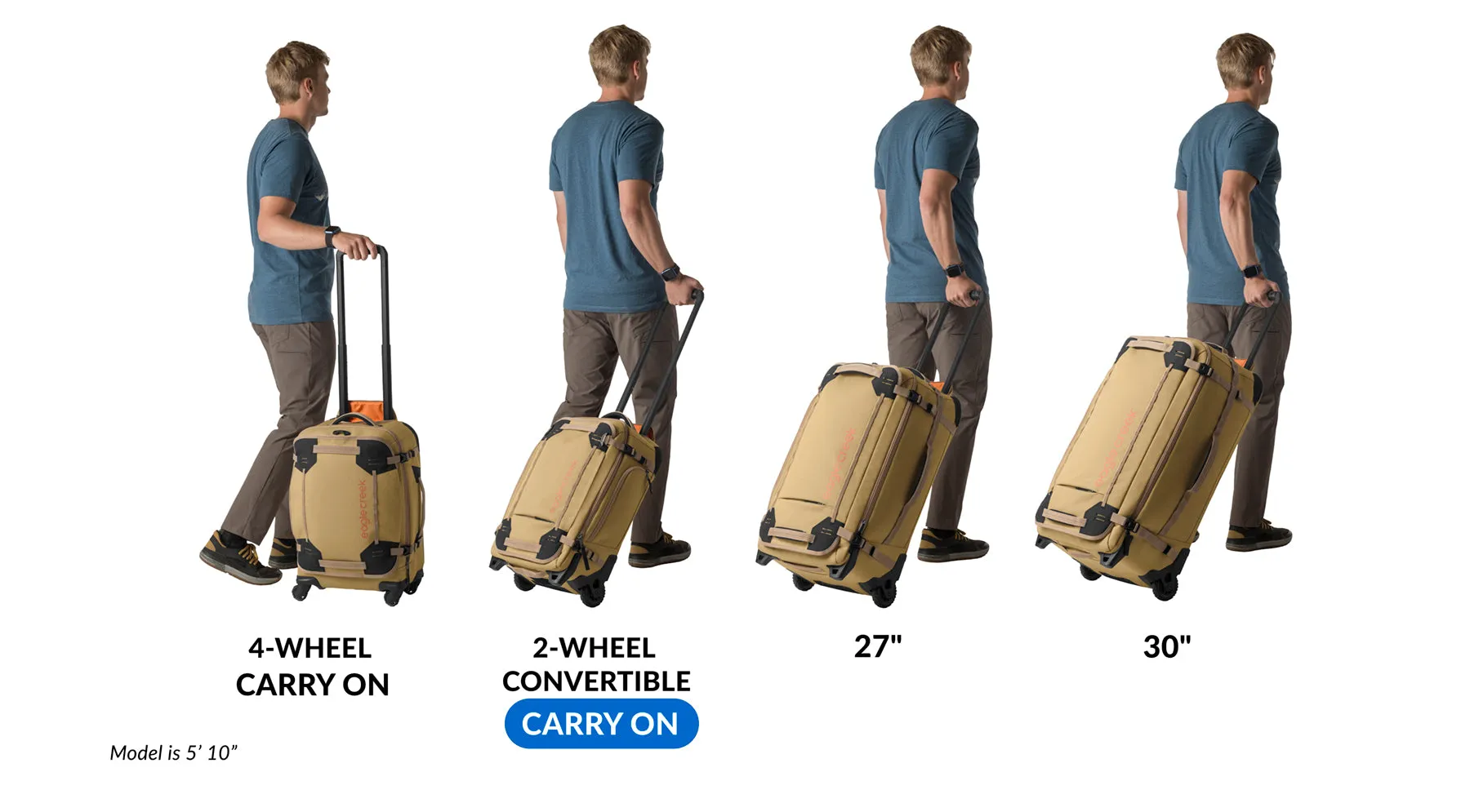 Gear Warrior XE 2-Wheel 21.75" Convertible Carry-On Luggage