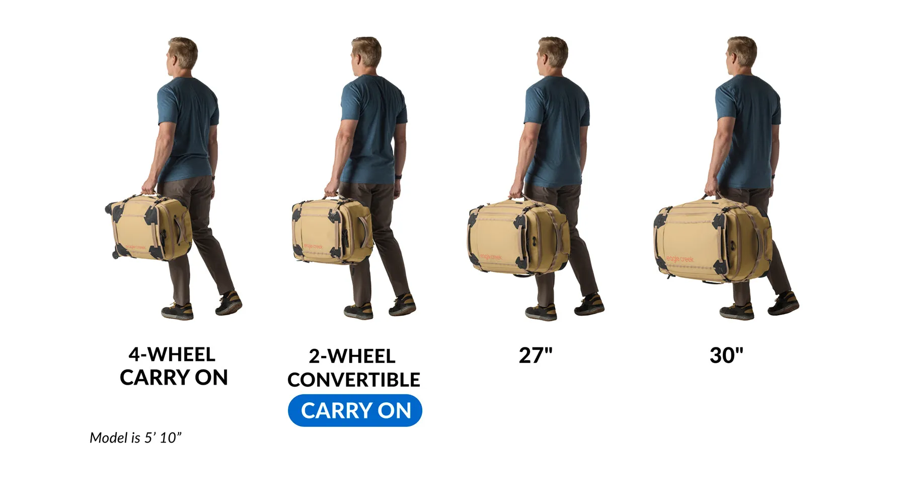 Gear Warrior XE 2-Wheel 21.75" Convertible Carry-On Luggage