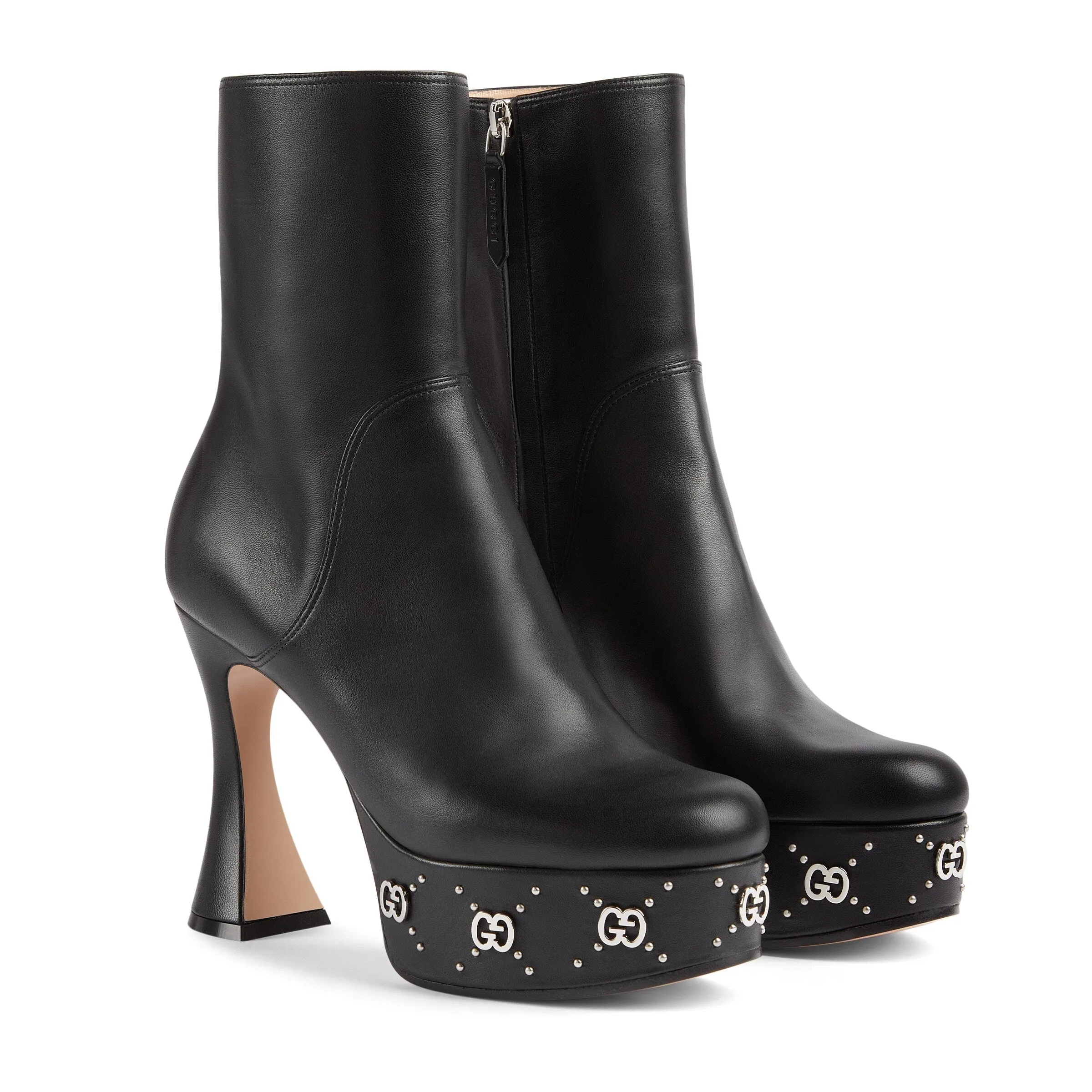 Gucci Gg Studs Platform Boots
