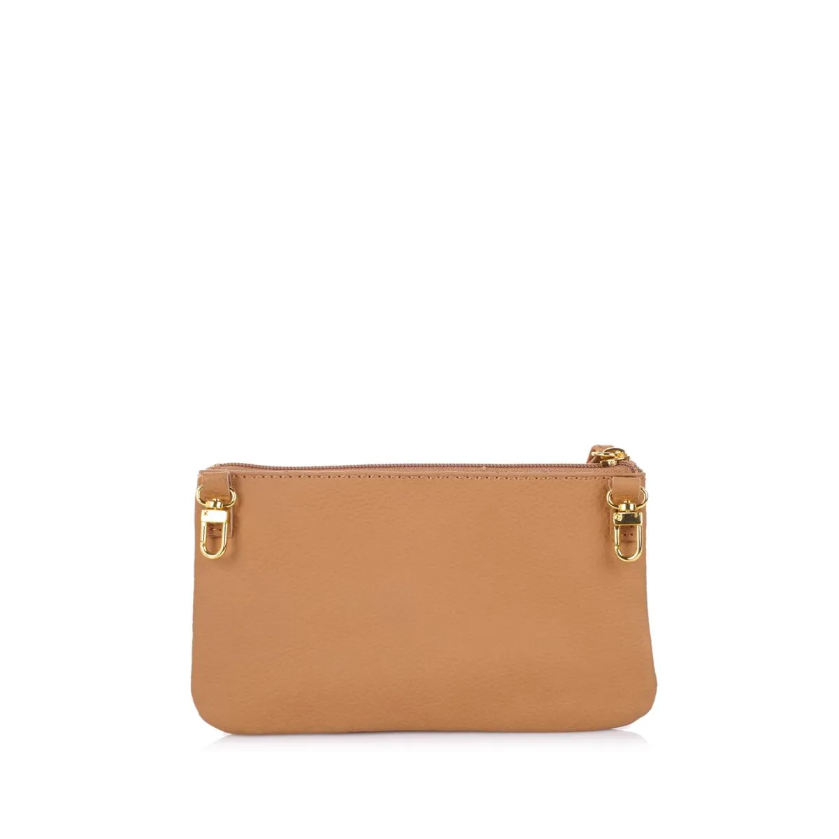 JOY Genuine Leather Smart Bag with RFID-Protected Clutch