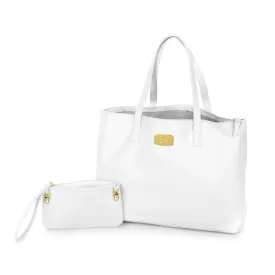 JOY Genuine Leather Smart Bag with RFID-Protected Clutch