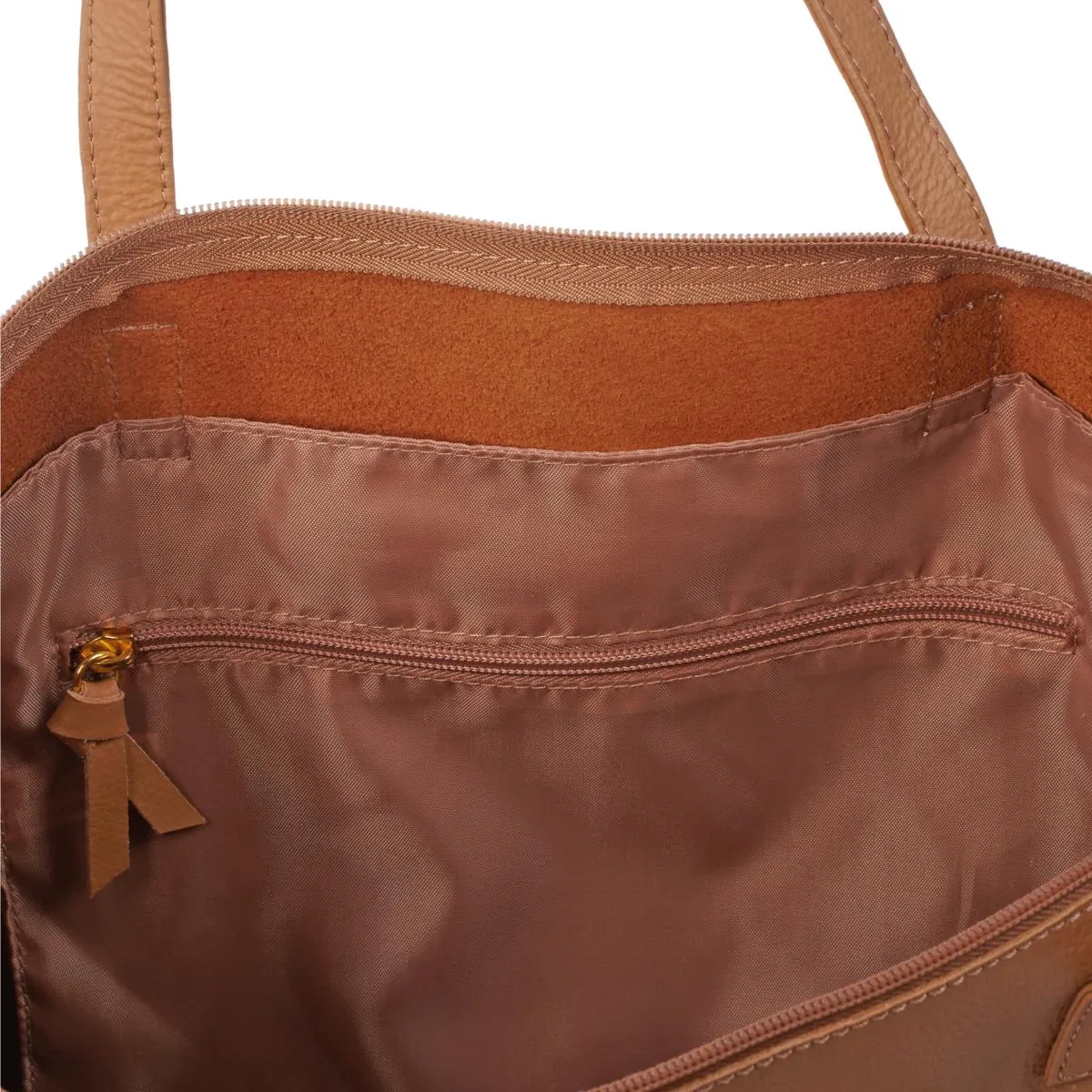 JOY Genuine Leather Smart Bag with RFID-Protected Clutch