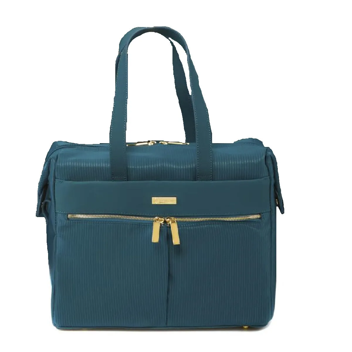 JOY Lightweight Nylon Tuff-Tech Luxury Pinstripe Tote