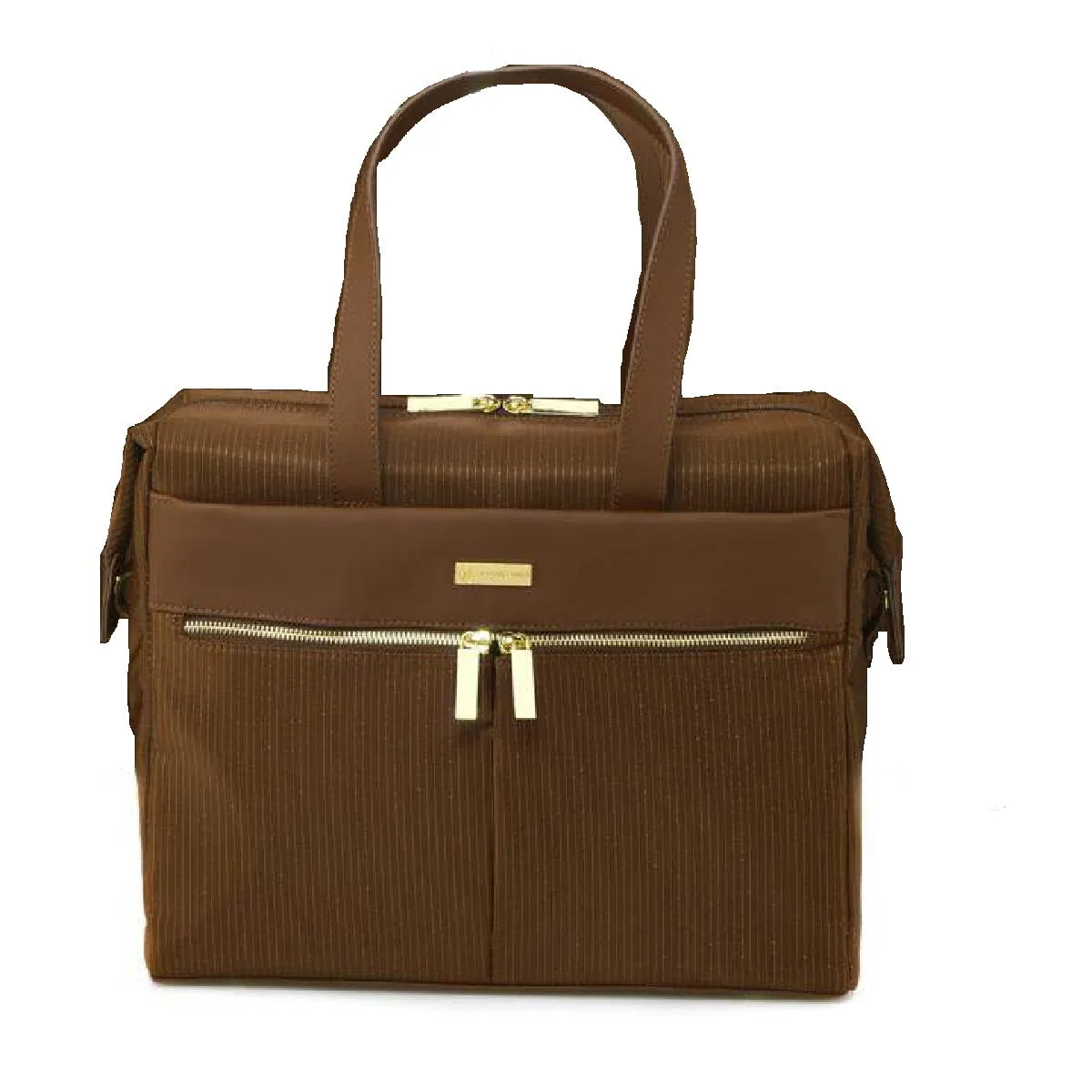 JOY Lightweight Nylon Tuff-Tech Luxury Pinstripe Tote