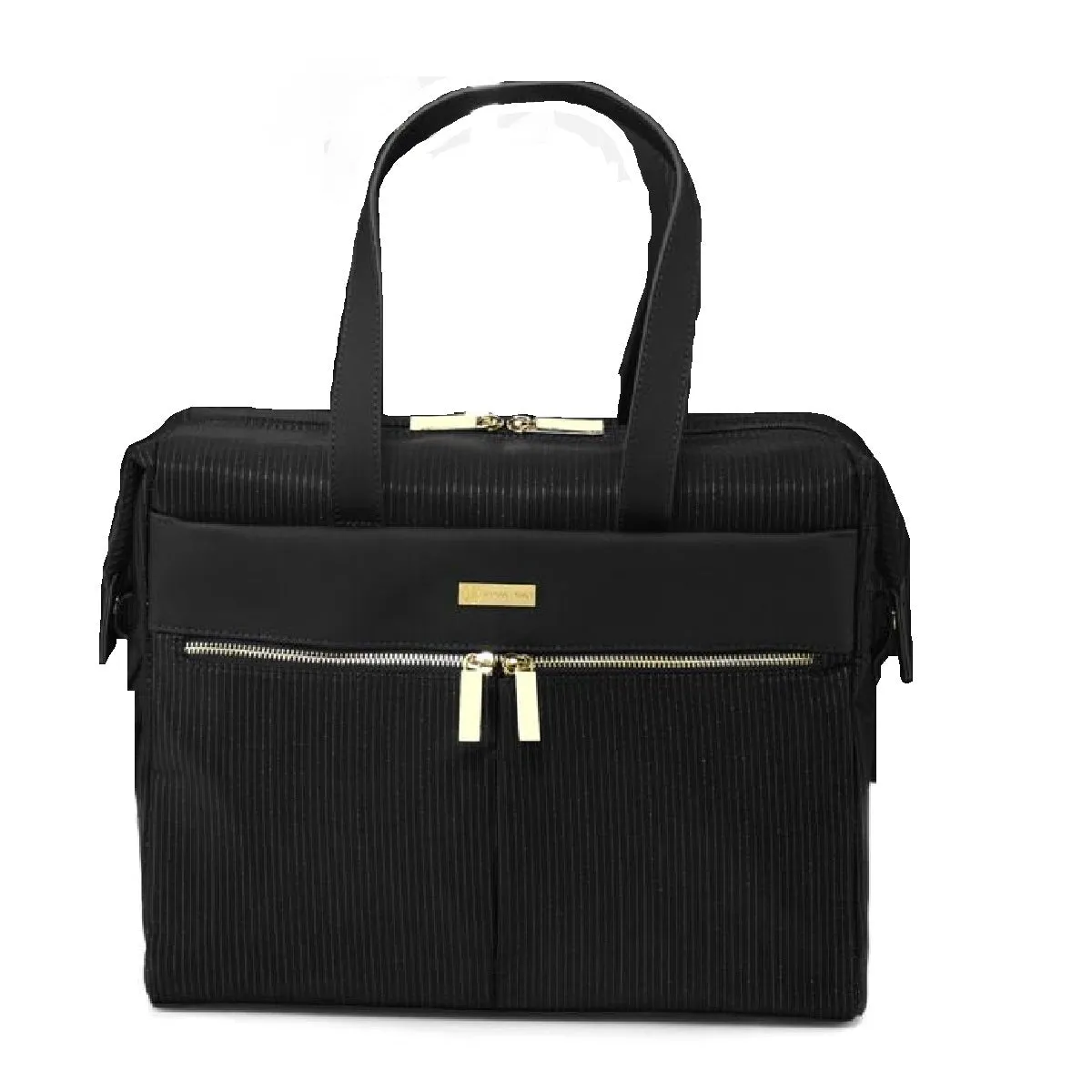 JOY Lightweight Nylon Tuff-Tech Luxury Pinstripe Tote