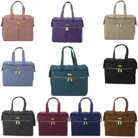 JOY Lightweight Nylon Tuff-Tech Luxury Pinstripe Tote