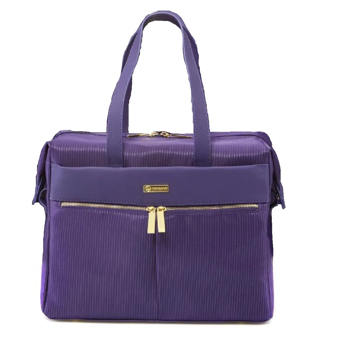 JOY Lightweight Nylon Tuff-Tech Luxury Pinstripe Tote