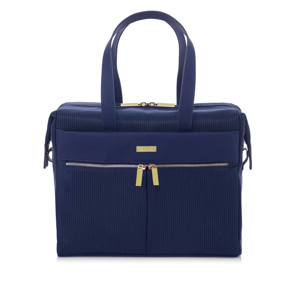 JOY Lightweight Nylon Tuff-Tech Luxury Pinstripe Tote