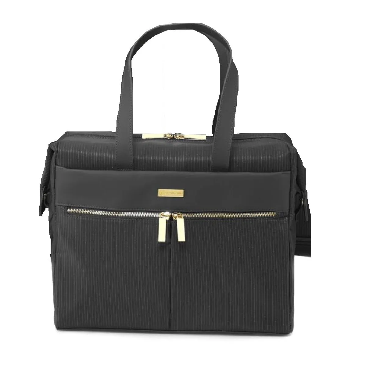 JOY Lightweight Nylon Tuff-Tech Luxury Pinstripe Tote