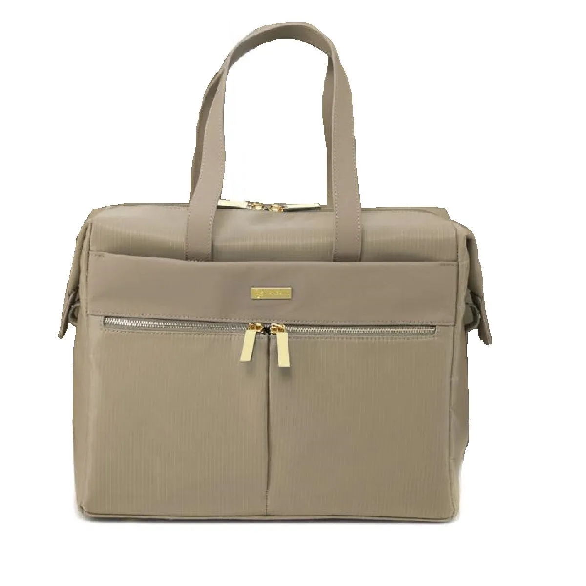 JOY Lightweight Nylon Tuff-Tech Luxury Pinstripe Tote