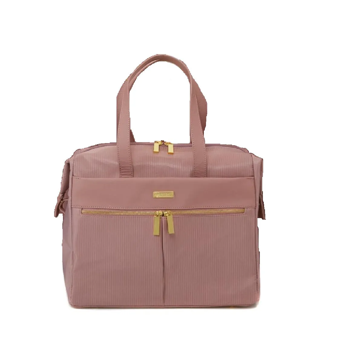 JOY Lightweight Nylon Tuff-Tech Luxury Pinstripe Tote