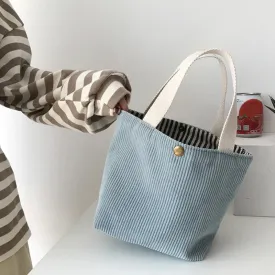 Lady Glams New Style Corduroy Small Square Handbag - Embrace Effortless Ins Fashion Trends