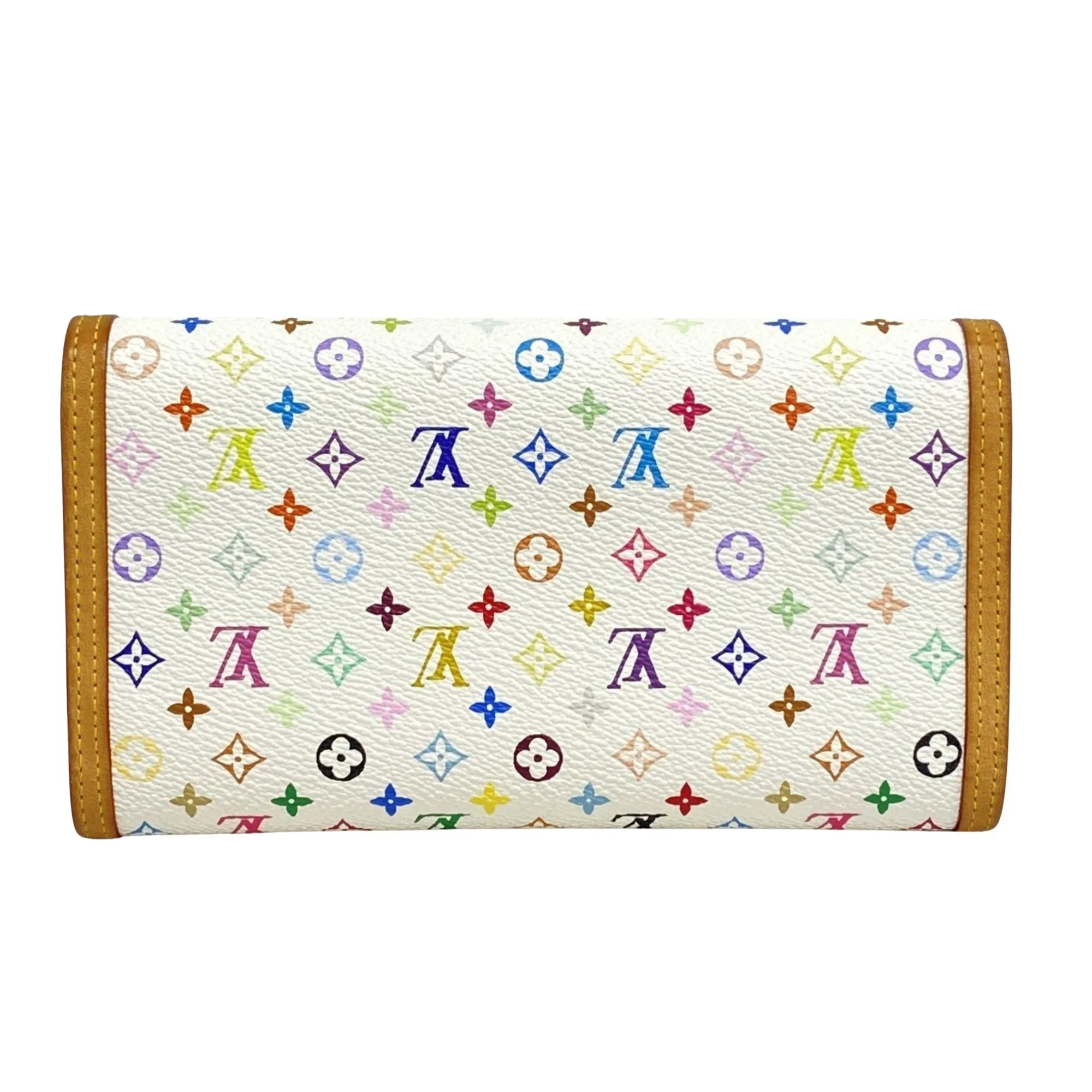 Louis Vuitton Porte Trésor International Multi White Wallet