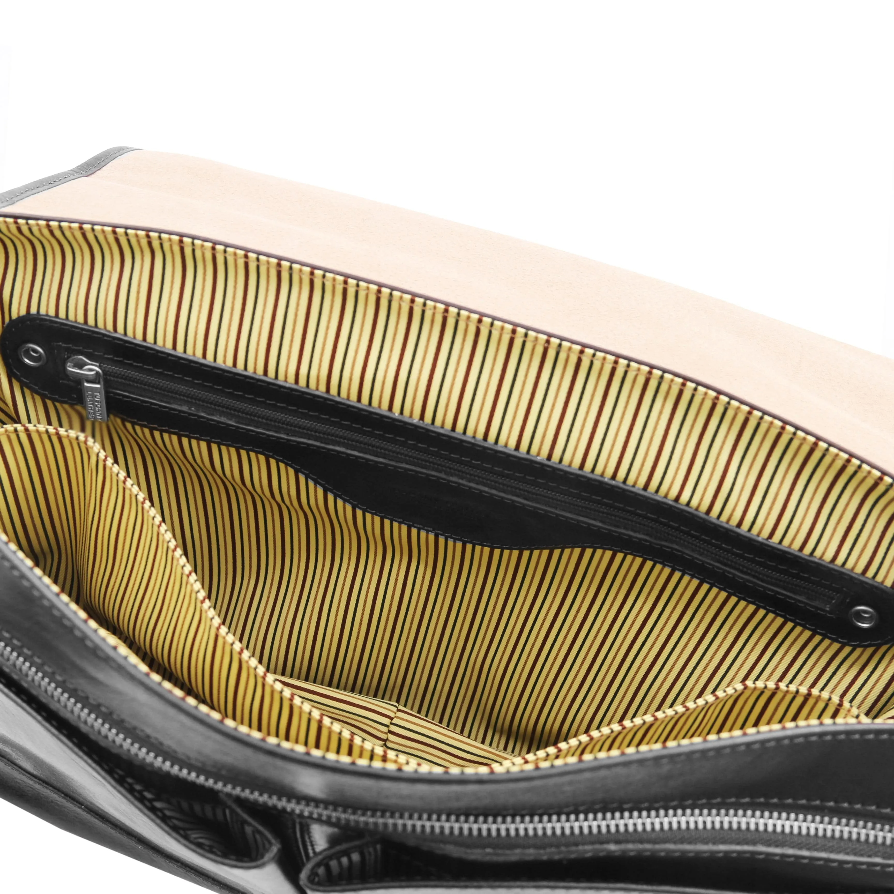 Mantova - Leather multi compartment TL SMART briefcase with flap | TL142068 messenger bag