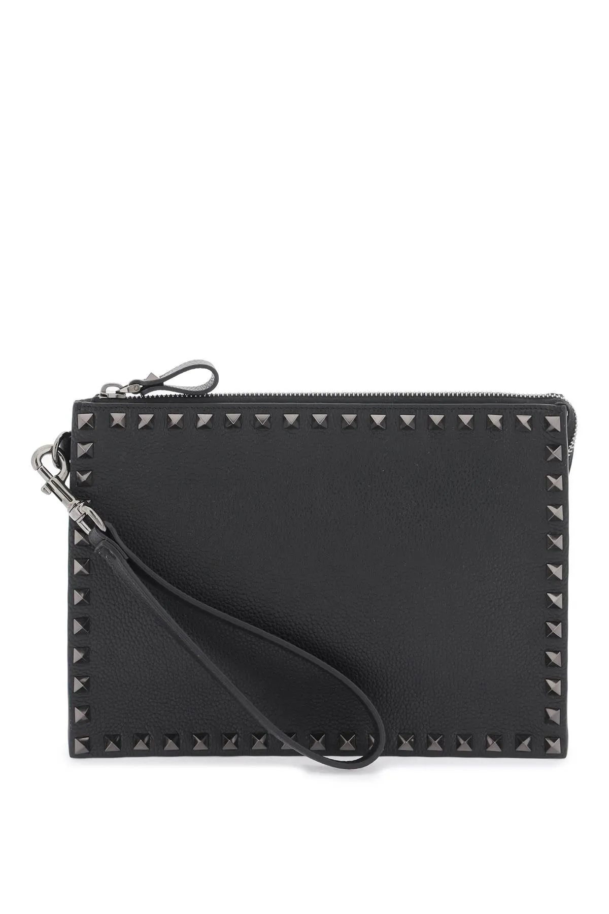 Men's Handle Flat Pouch in Black | Size UNICA | 4Y2P0U47BVR