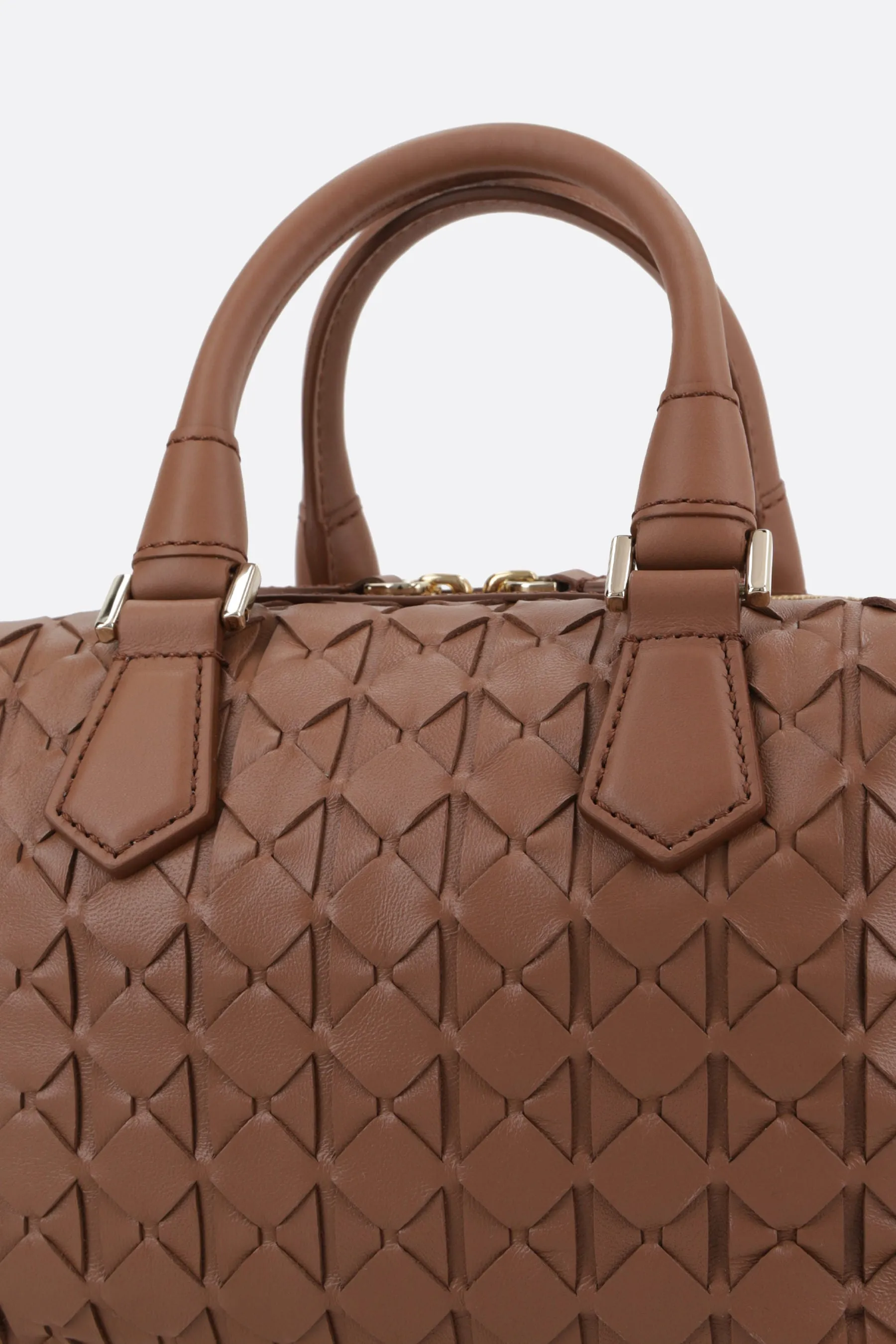 Mosaico Woven Nappa Mini Tote