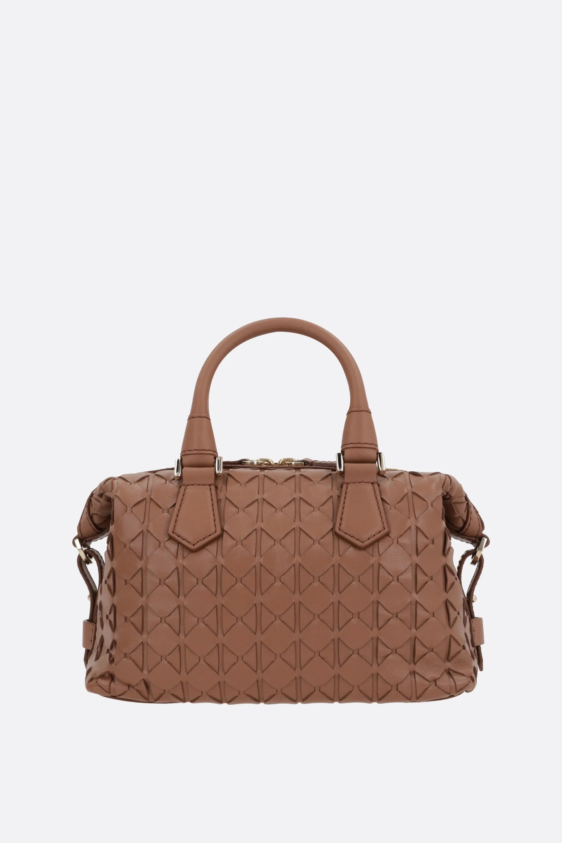 Mosaico Woven Nappa Mini Tote