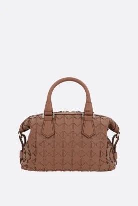 Mosaico Woven Nappa Mini Tote