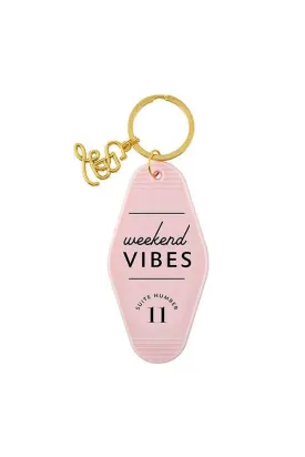 Motel Key Tag - Weekend Vibes
