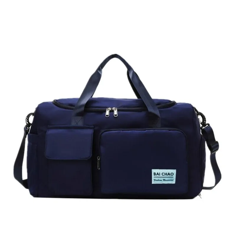 New Women Travel Bag Large Capacity Wet Dry Separation Yoga Gym Bag Waterproof Nylon Luggage Duffel Bag Fitness Sport Handbag