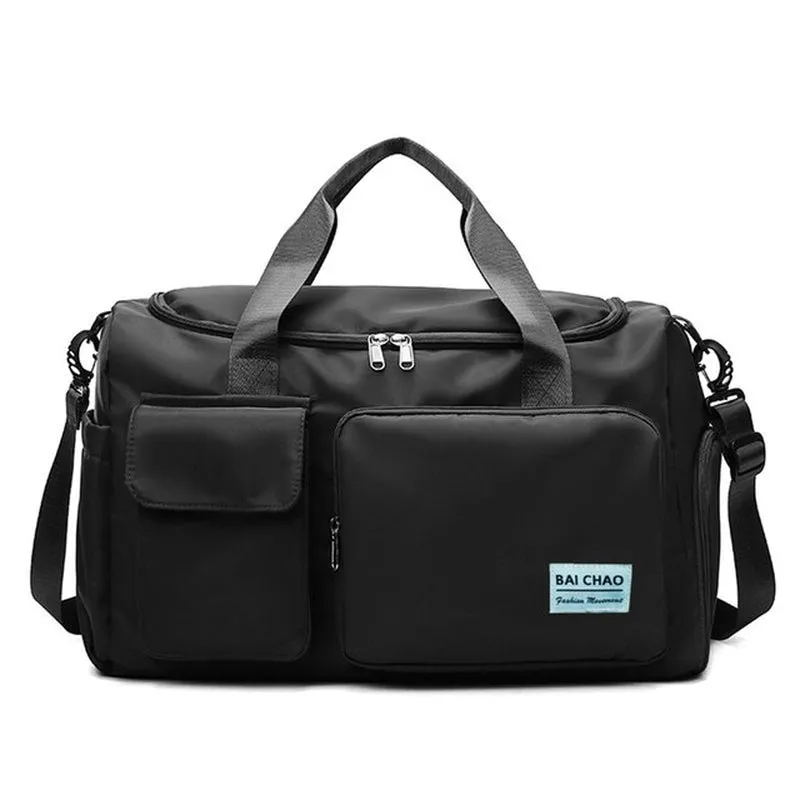 New Women Travel Bag Large Capacity Wet Dry Separation Yoga Gym Bag Waterproof Nylon Luggage Duffel Bag Fitness Sport Handbag