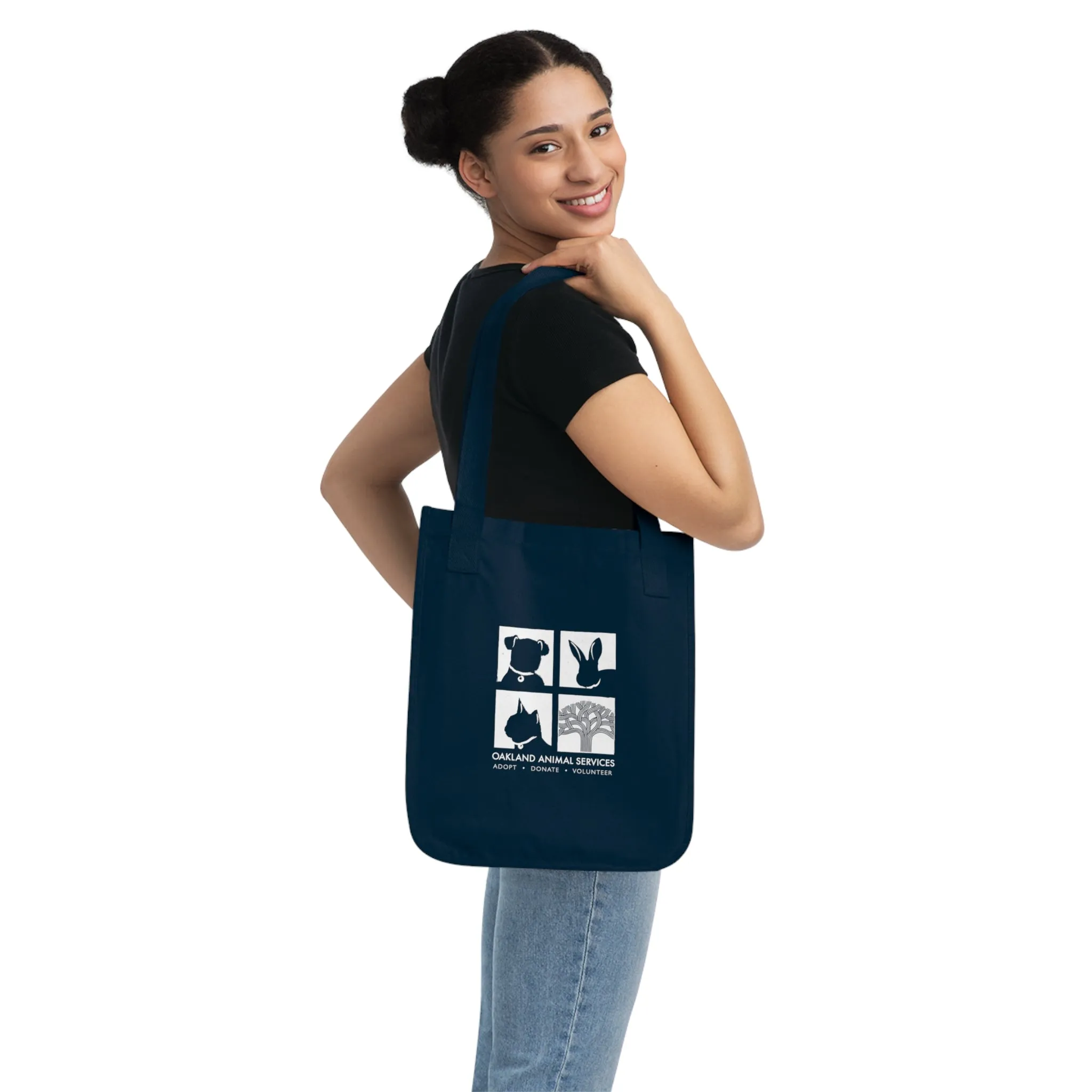 OAS Logo Organic Canvas Tote Bag