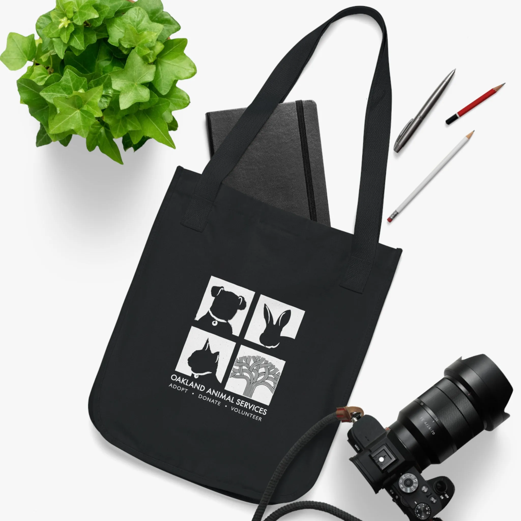 OAS Logo Organic Canvas Tote Bag