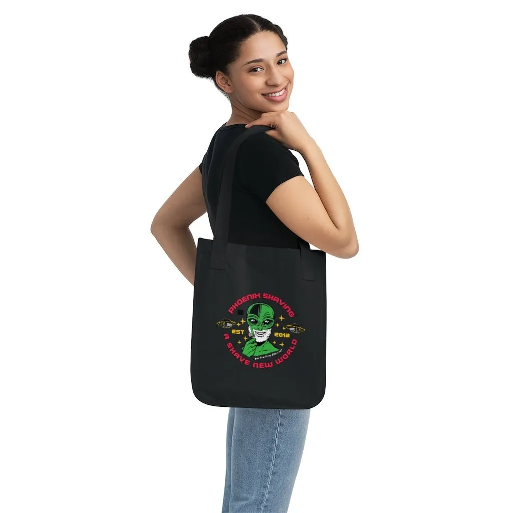 Official Phoenix Shaving Organic Canvas Tote Bag | Shaving Alien | Available in Multiple Colors!