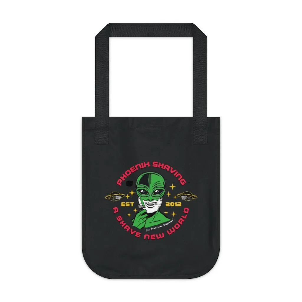 Official Phoenix Shaving Organic Canvas Tote Bag | Shaving Alien | Available in Multiple Colors!