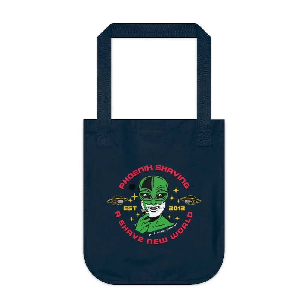 Official Phoenix Shaving Organic Canvas Tote Bag | Shaving Alien | Available in Multiple Colors!