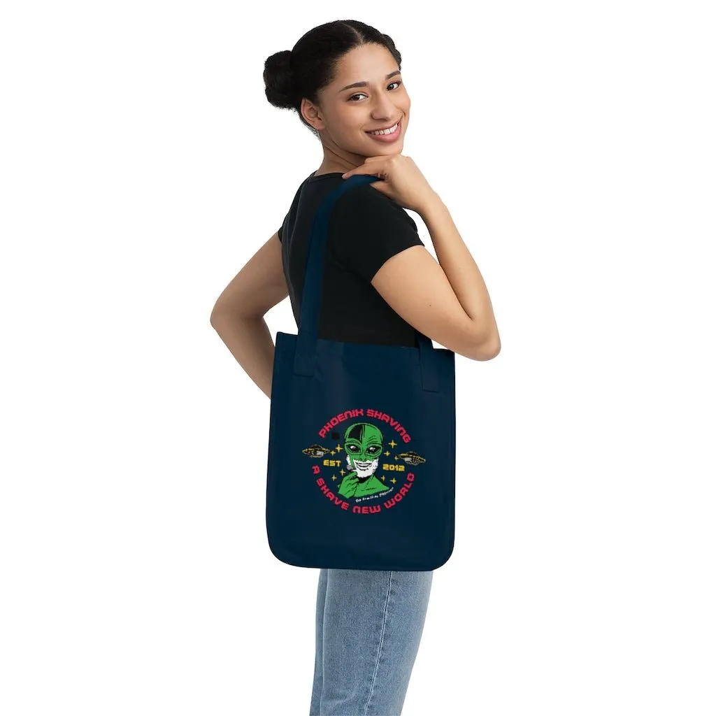 Official Phoenix Shaving Organic Canvas Tote Bag | Shaving Alien | Available in Multiple Colors!