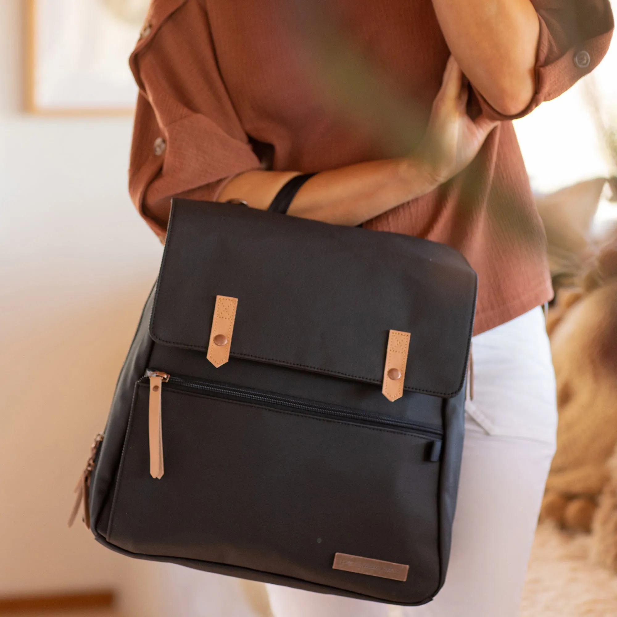 Petunia Pickle Bottom - Pivot Pack - Sand/Black