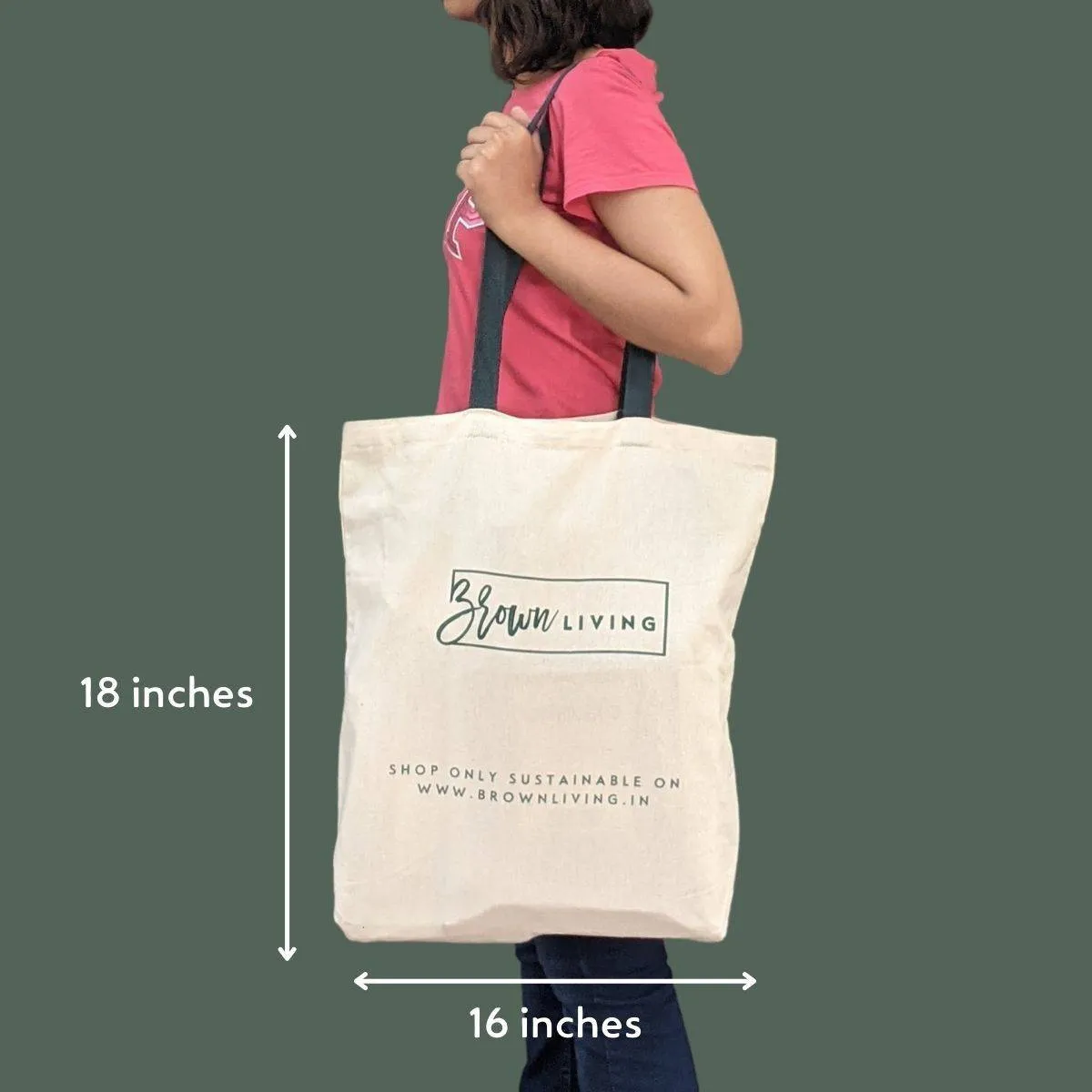 Reusable Cotton Tote Bag - Plastic Free Is Easy - Off White