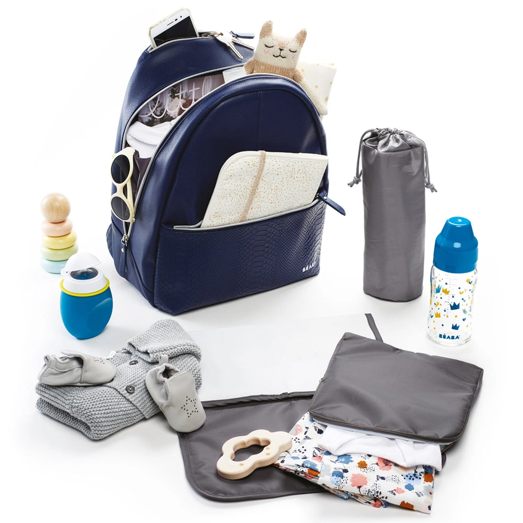 San Francisco Backpack Blue / Snake