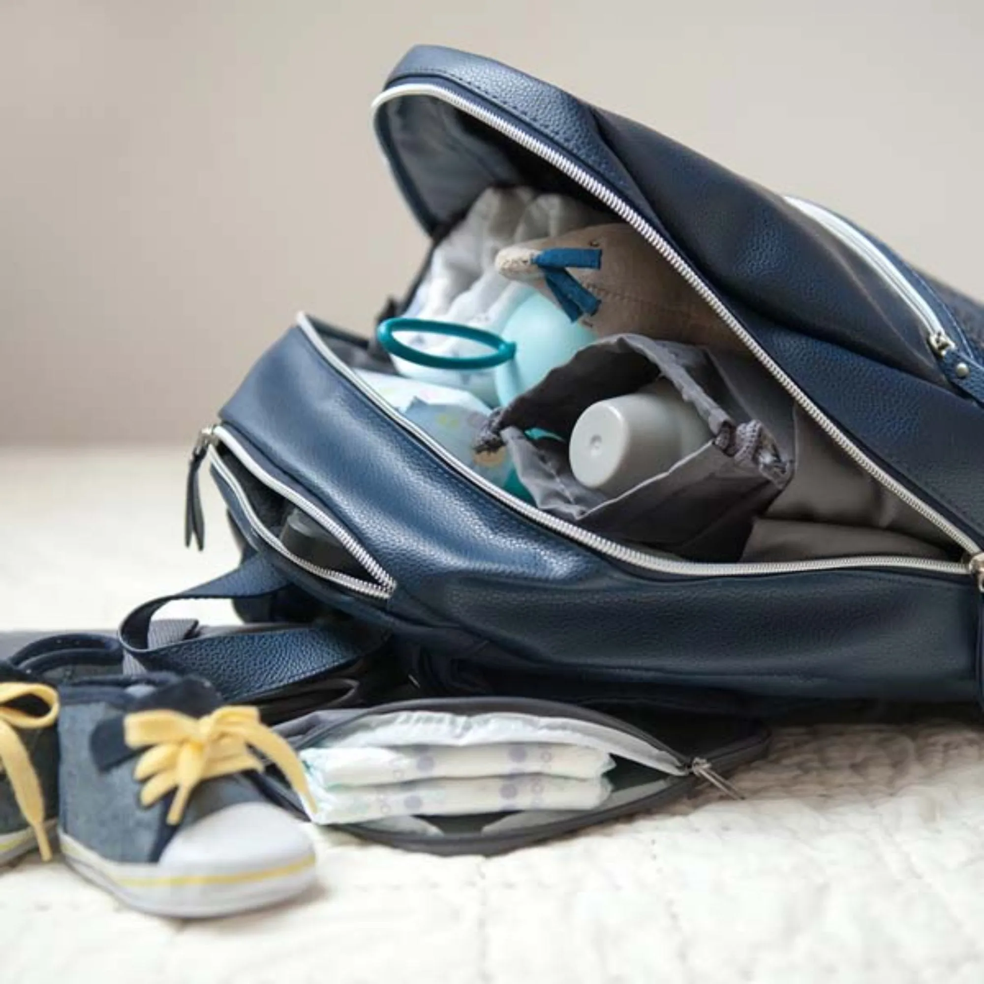 San Francisco Backpack Blue / Snake