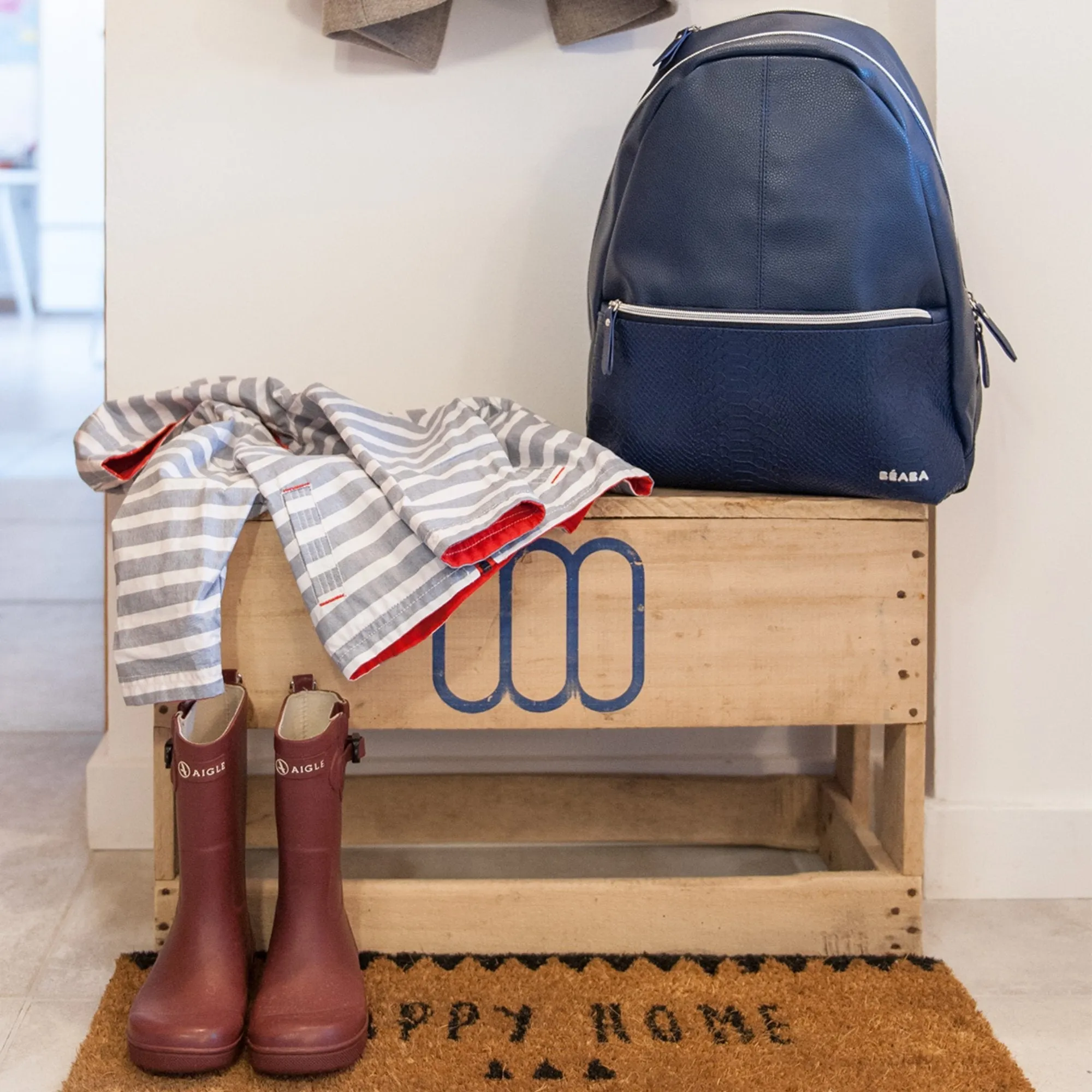 San Francisco Backpack Blue / Snake