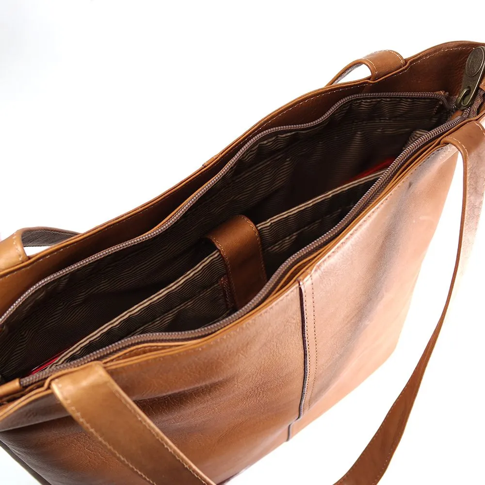 Santa Fe Leather Tote